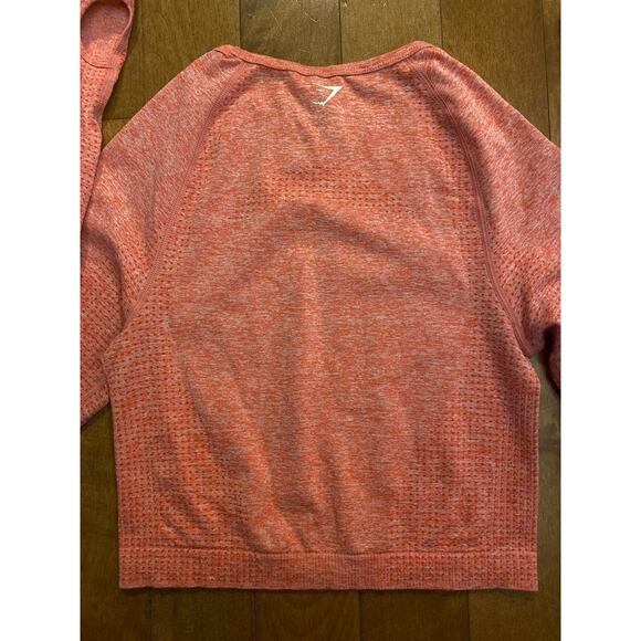 Gymshark VITAL SEAMLESS 2.0 CROP TOP long sleeves size small - Picture 7 of 10